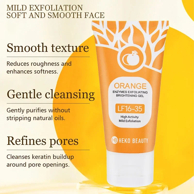 Facial Exfoliate Gel For Deep Moisturizing Pore Cleansing Gentle Facial Scrub Body Cleansing Gel Dead Skin Remover